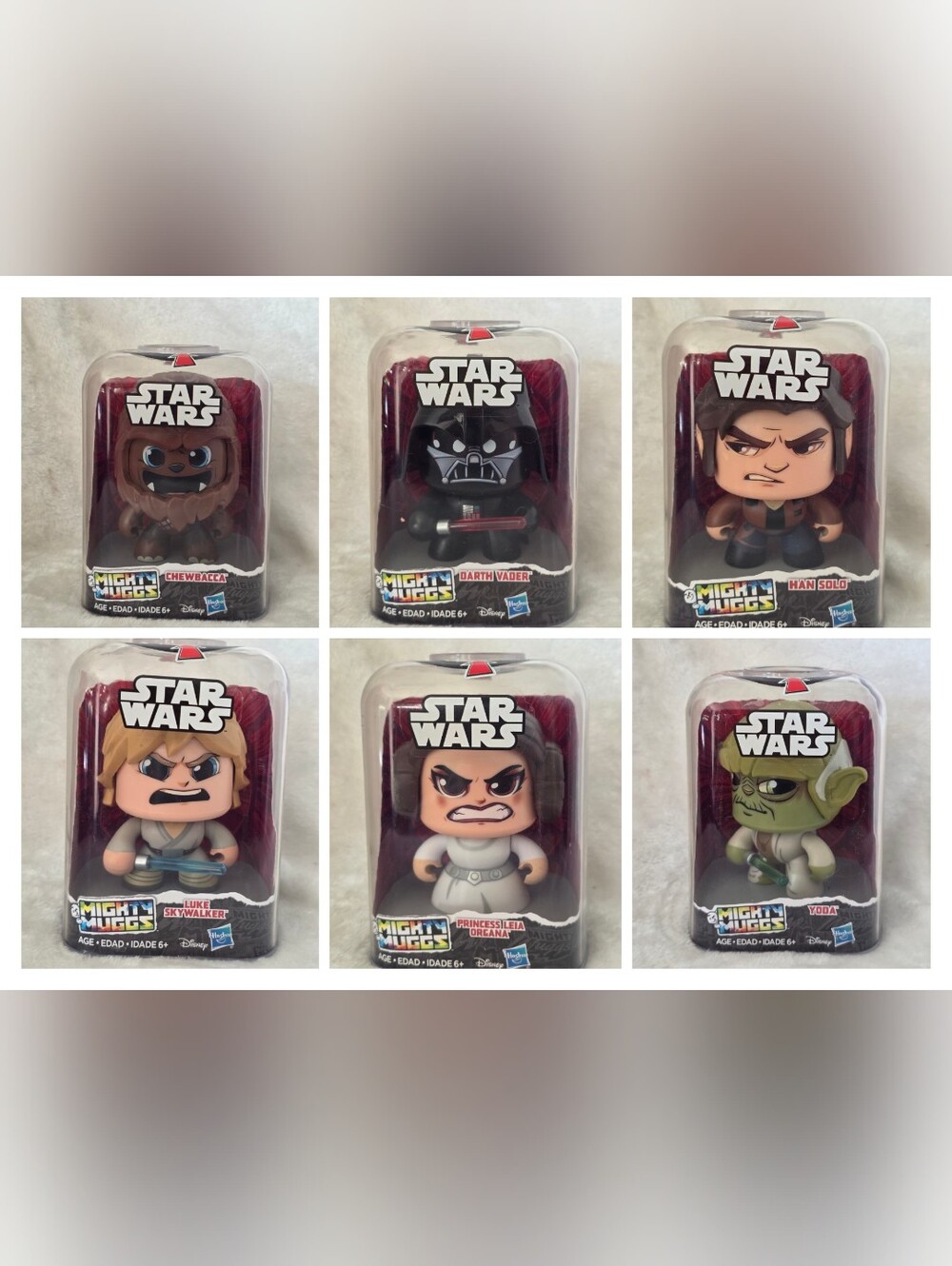 Star Wars Mighty Muggs Vinyl Figure Set of 6
